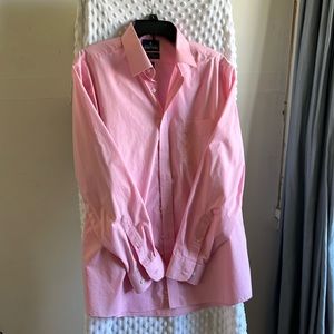 Pink Stafford button down, fitted